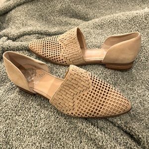 Vince Camuto size 6 flats. Worn to try on only